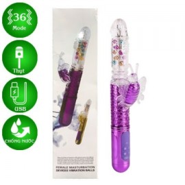 VIBRADOR GIRATORIO MARIPOSA USB