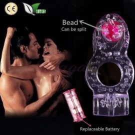 Anillo Vibrador Retardante Doble Estimulación