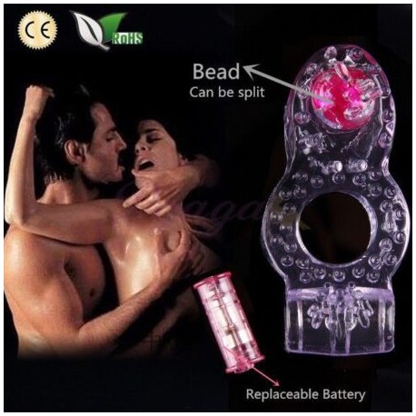 Anillo Vibrador Retardante Doble Estimulación