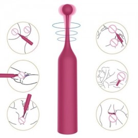 Vibrador con estimulador de clitoris y punto G