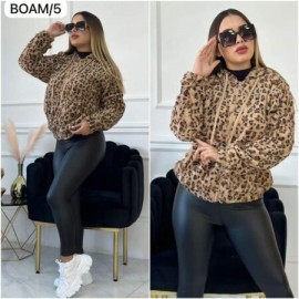 SUDADERA ANIMAL PRINT