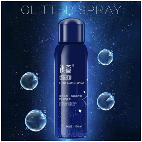 Spray con glitter